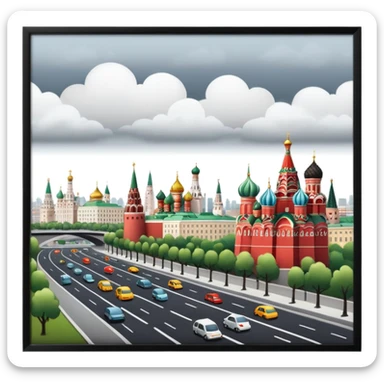 Moscow sticker