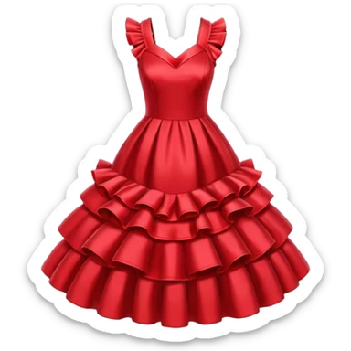 red rose dress no body sticker