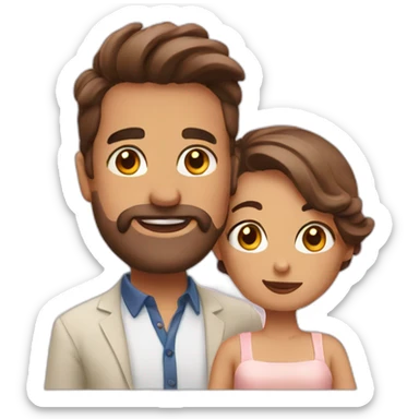 couple parfait sticker