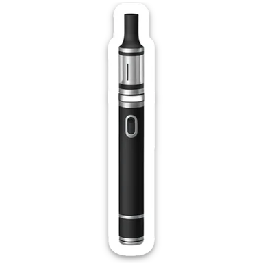black simple wide Electronic cigarette sticker