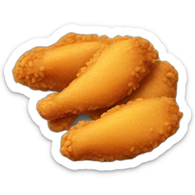 Chiken tenders food sticker