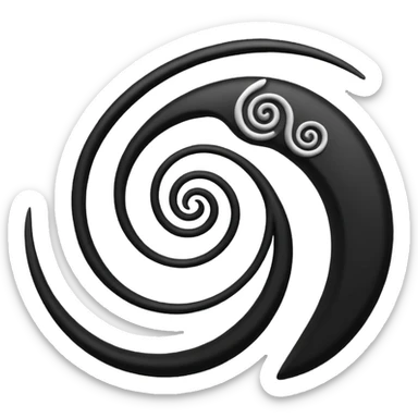 Triskelion faça um emoji desse símbolo  sticker
