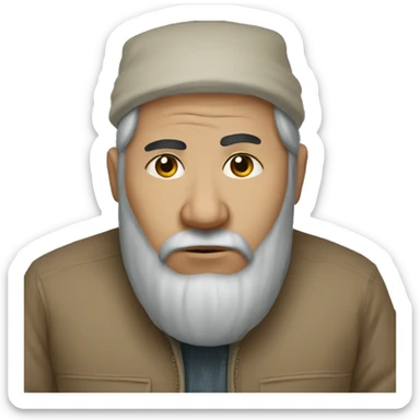 person from Uzbekistan sad sticker