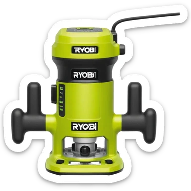 ONE+ 18V Cordless Compact Fixed Base Router RYOBI  sticker