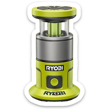 ONE+ 18V Cordless Compact Fixed Base Router RYOBI with gray with battery sticker