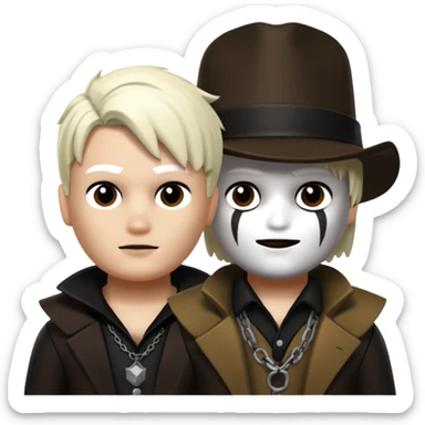 My Emojj will be of the character "Two Time", from roblox forsaken. sticker