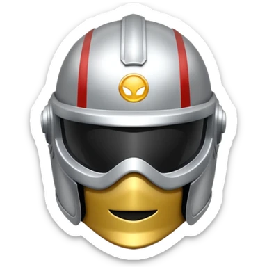 a fantasy silver platebody with engravings, very light silver, no gold, matching the lighter silver helmet style, emoji style sticker