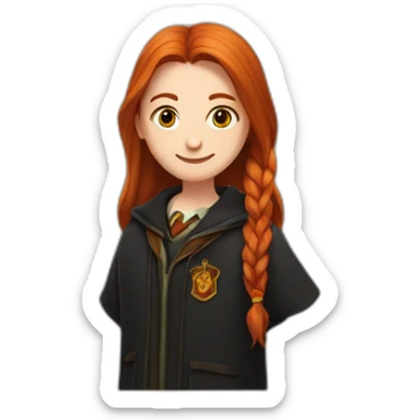 Harry Potter and Ginny Weasley  sticker