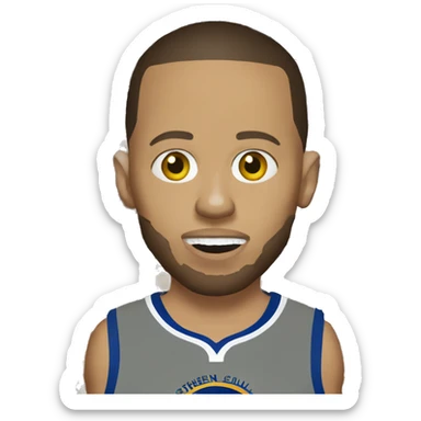 scary zombie stephen curry sticker
