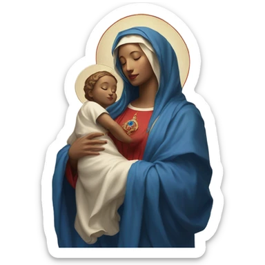 Virgin Mary sticker