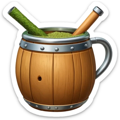 Mate 🧉 que diga querés 1 ? sticker