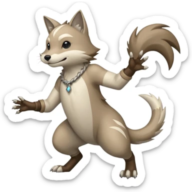 Linoone-Rocruff-fusion sticker