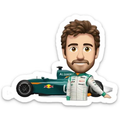 Fernando-alonso-aston-martin sticker