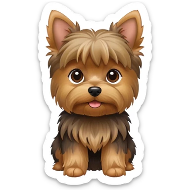 Yorkie dog sticker