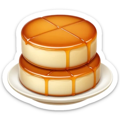 Chinese rice cake (Nian Gao), sweet and sticky traditional dessert sticker