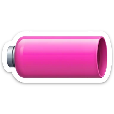 a pink thick tube sticker