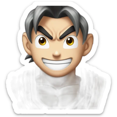 Goku joking sticker