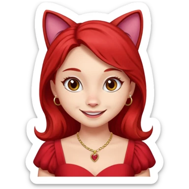 Cat Valentine sticker