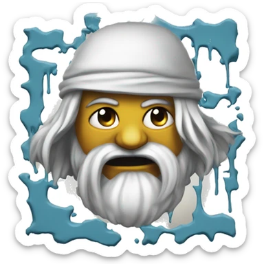 Syrus in graffiti word sticker