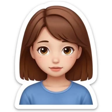 shy blushing uwu face sticker