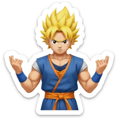 Songoku super sayen sticker