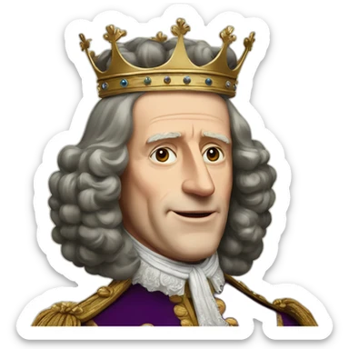 King Charles III sticker