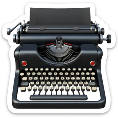 Typewriters were mechanical or electromechanical devices used for writing before the invention of modern computers and word processors. By pressing the keys, letters and characters were stamped onto paper with ink from a ribbon sticker