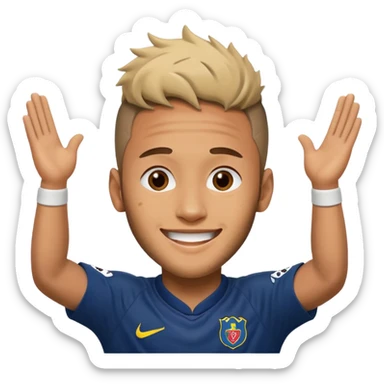 neymar celebrate sticker