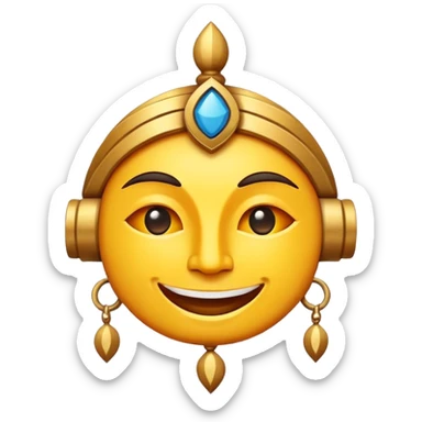 Create a logo for my company named "sukh.ai". Sukh means happiness in the hindi language. I want the logo to be raw and ancient. sticker