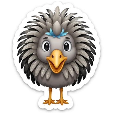 Je voudrai un emoji d'une autruche sticker