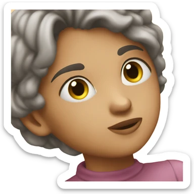 Thinking of you sis heart sticker