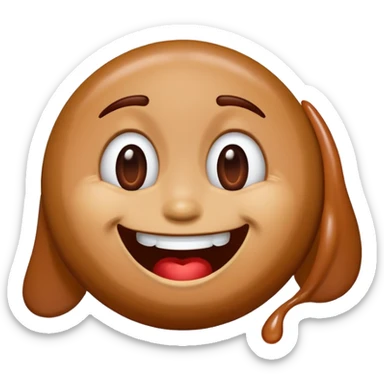 m&m laughing out loud with tears sticker