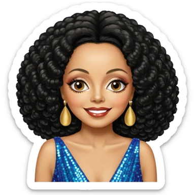 Diana Ross sticker