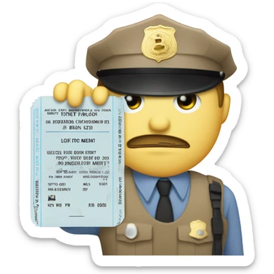 A ticket from a cop that’s says bro code violation sticker