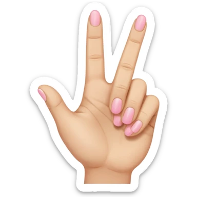 Like the middle finger flipping off emoji but with the pinky finger only (pinky finger flipping off) sticker