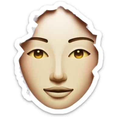  lady face made of 420 origami newspaper roses hemp leaves lantern fairy lights burning paper vaporwave sticker