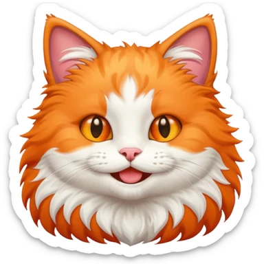 Cute emoj very cutie Cat Hi sticker