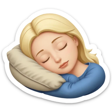 sleeping sticker