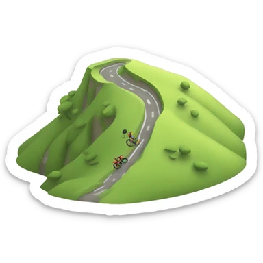 hill climb sticker
