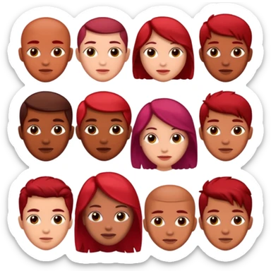 Descendants rise of red sticker