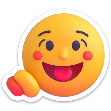 cartoon sticker of a tired and weary emoji, colorful and cheerful, no text, suitable for WhatsApp and Instagram sticker