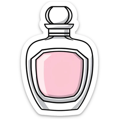 collectible vintage AVON perfume bottle shaped like a figurine sticker