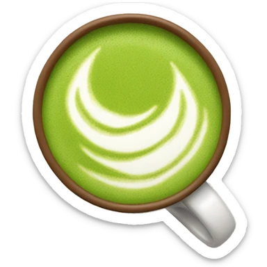 matcha latte  sticker