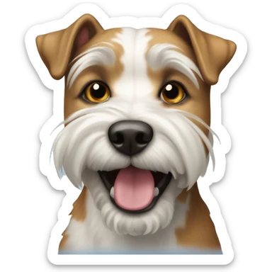 American Stanford terrier dog sticker