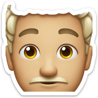 raised eyebrow emoji sticker