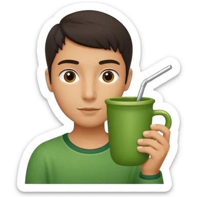 Mate 🧉 que diga querés 1 ? sticker