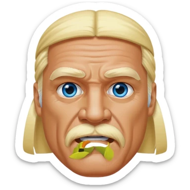 Hulk Hogan blue eyes sticker