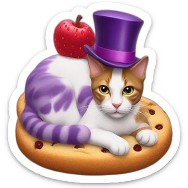 cat-with-a-top-hat-riding-a-purple-cat-riding-a-red-a-giant-cookie sticker