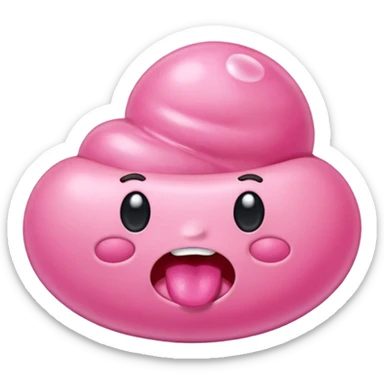 used bubble gum mush sticker