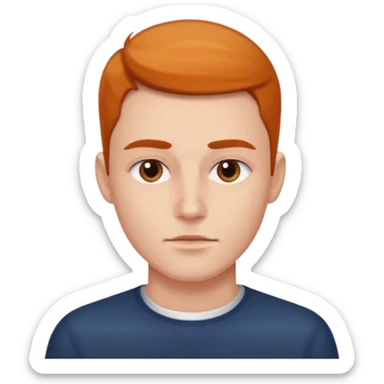 A person who has the sharpest jawline sticker